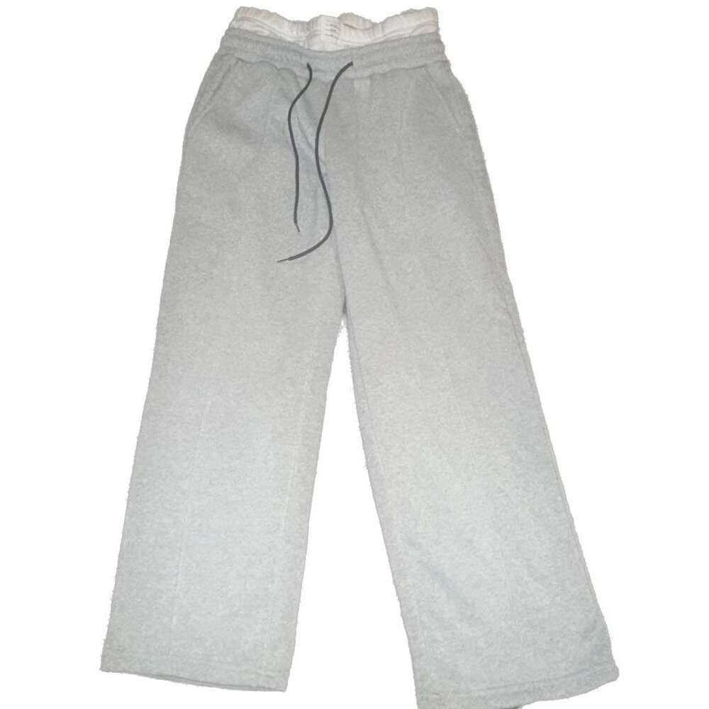 Manfinity Men's Loose Fit Drawstring Gorpcore Wide Leg Sweatpants-M